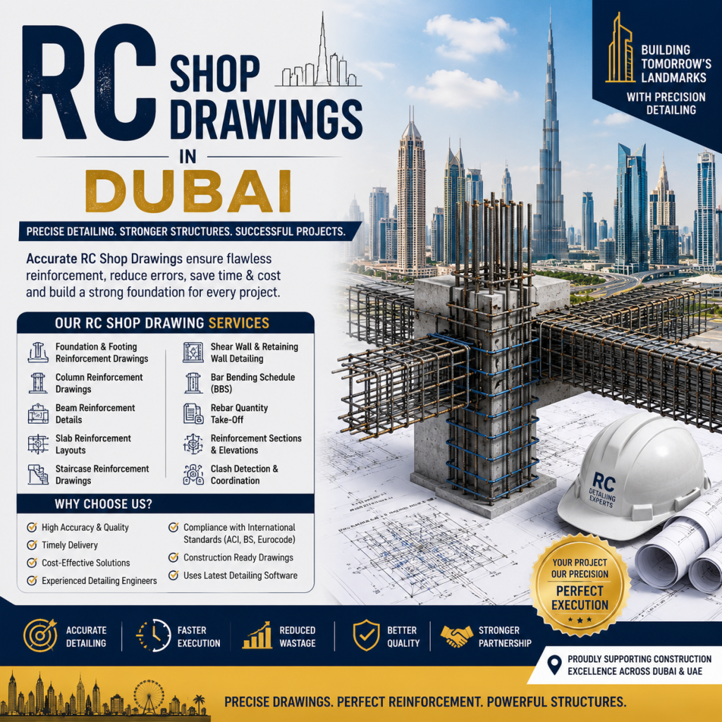 RC Shop Drawings in Dubai
