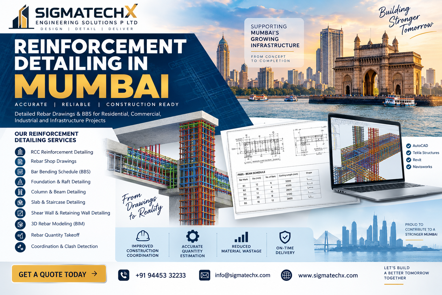 Reinforcement Detailing in mumbai